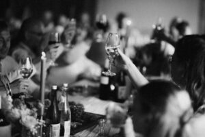 Diner bij bruiloft het Ruiterhuys in Castricum